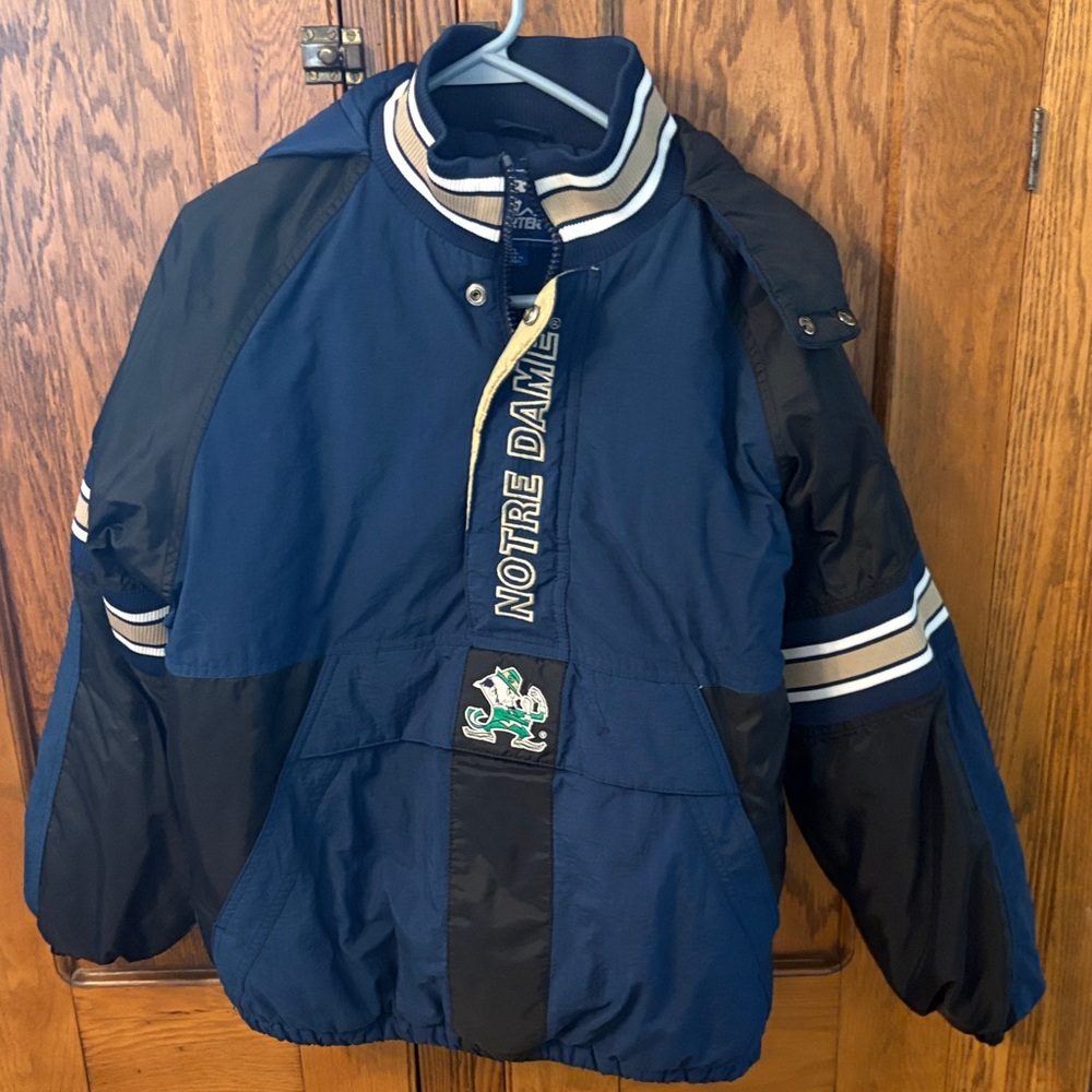 STARTER Kids Puffer Jacket - Navy and Black